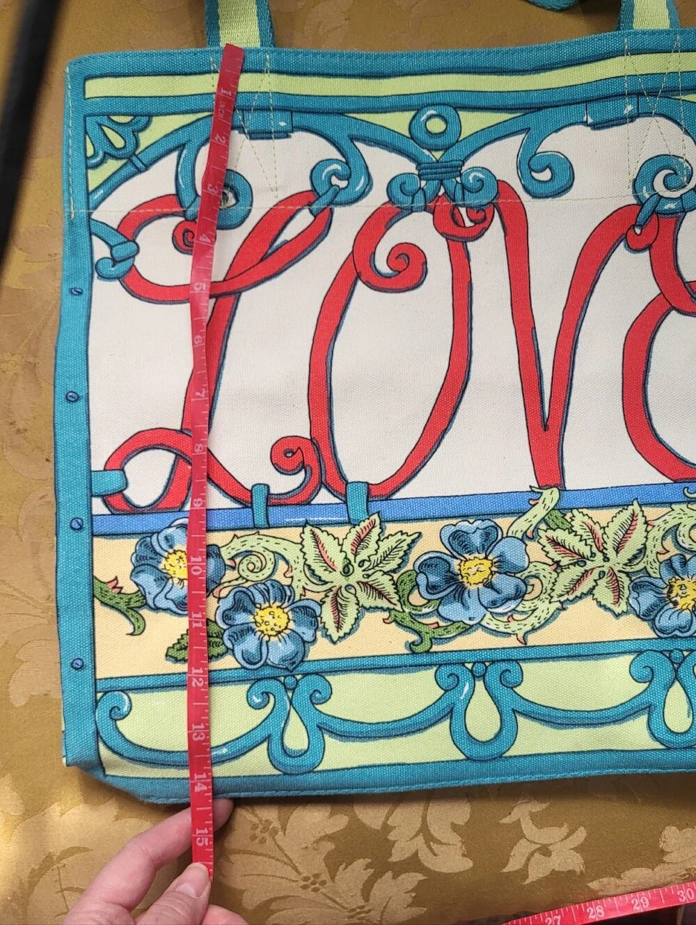 Brighton Tote Shoulder Bag “A Winters Love Note”